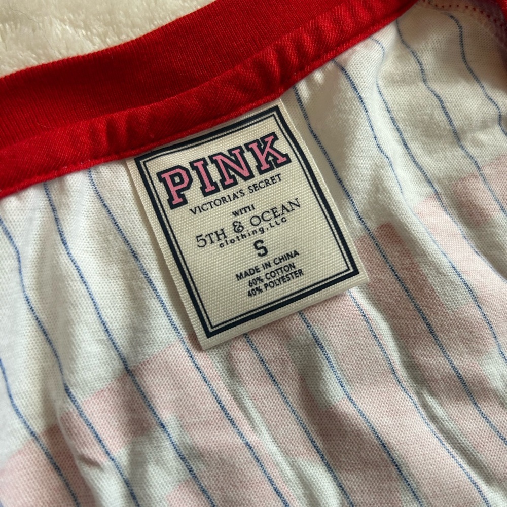 PINK Victoria's Secret Texas Rangers Raglan Tee - Picture 4 of 6